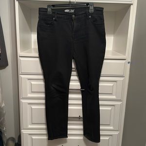 Old Navy black denim skinny jeans